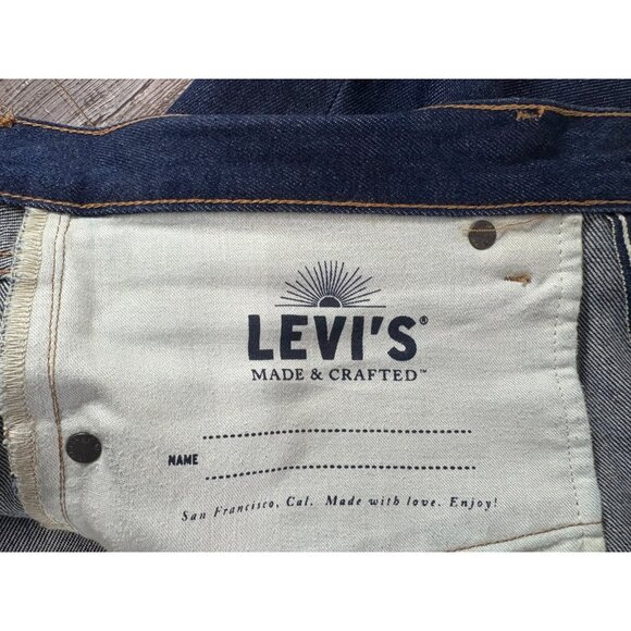 Levi’s Made and Crafted 551 Z jean size 34 x 32 color raw blue Made In Japan - Picture 3 of 14
